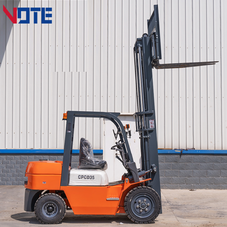 Cheap Sale Diesel Forklift 3.5ton 4 Ton 5 Ton Four-Wheel New Forklifts Lift Height 3000mm-7000mm Portable Forklift for Truck