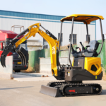 Cheapest Mini Excavator 1.5 Ton EPA Euro 5 Engine Crawler Digger Farm 1 Ton 1.2 Ton Home Mini Excavator Machine