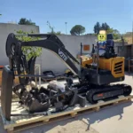 China 2 Ton Mini Excavator Hydraulic Rotatable Multifunctional Attachments, Digging, Breaking, Drilling, Grabbing Wood CE&Euro5