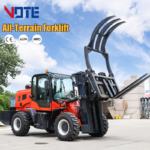 China 4 Wheel Drive off-Road Diesel Forklift Price 3.5 Ton New Terrain Forklift Outdoor Use Portable Rough Terrain Forklift