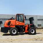 China 4 Wheel Drive off-Road Diesel Forklift Price 3.5 Ton New Terrain Forklift Outdoor Use Portable Rough Terrain Forklift