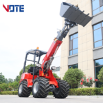 China Brand Small 800kg 1.2 1.5 2 Ton Articulated Industrial Front Mini Wheel Loader Price