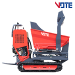 China Can Be Tilted Mini Dumper Diesel 1 Ton Crawler Dumper Mini Transporter Micro Tracked Dumpers