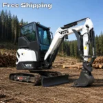 China Cheap 3 Ton Mini Excavator, High-Quality Hydraulic Excavator, CE Euro5 Certified with Multiple Attachments