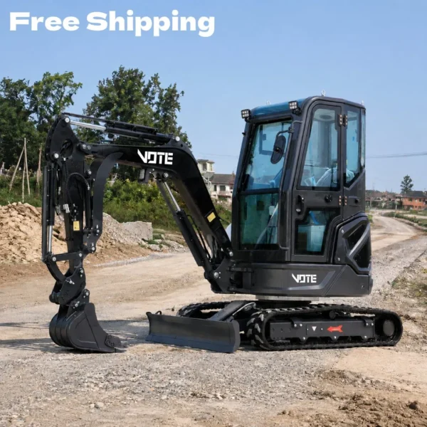 China Cheap 3 Ton Mini Excavator, High-Quality Hydraulic Excavator, CE Euro5 Certified with Multiple Attachments