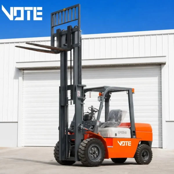 China Cheap Diesel Forklift 3 Ton 3 Ton 4 Ton 4.5 Ton Counterbalance Forklifts, Professional Forklift Manufacturing Factory, CE, EPA, Euro5 Certified