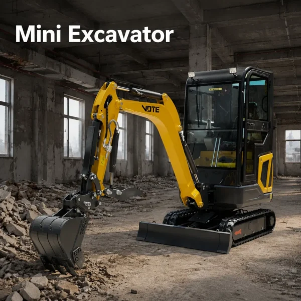 China Cheap Mini Excavator 1-2 Ton Free Shipping with CE Euro 5 Japanese Diesel Engine Excavator Small Digger