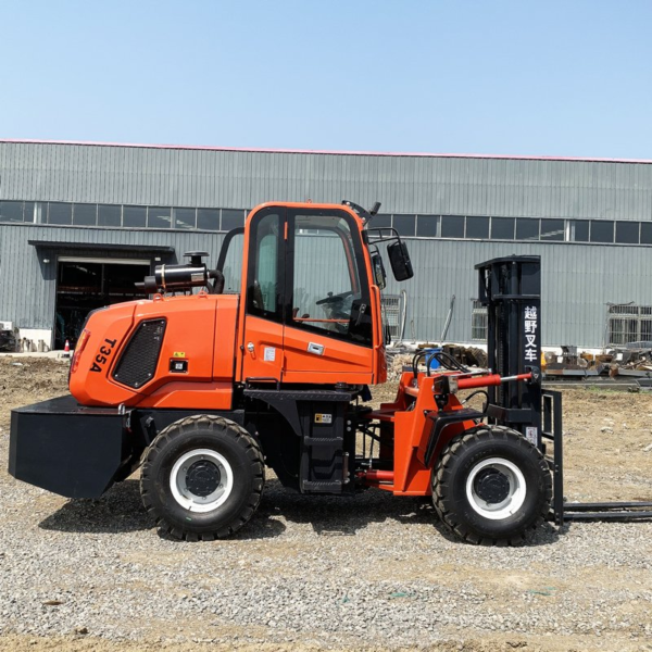 China Diesel New Forklift Price 3.5 Ton Cheap All Terrain Forklift Multifunctional Four Wheel Drive Rough Terrain Forklifts