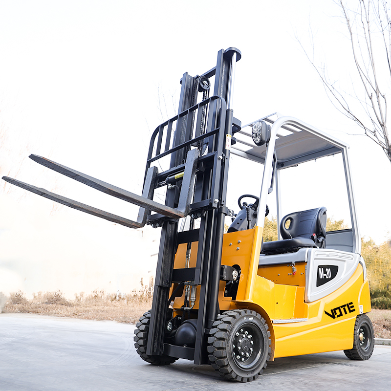 China Hot Selling Electric Forklift with Side Shift Lifting Height 3m 6m Powerful Performance Lithium Battery Forklift Truck