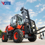 China Manufacturer 3.5 Ton 4 Ton 5ton 4X4 off-Road Forklift Mini Rough Terrain Forklift Four Wheel Drive All Terrain Forklift Free Shipping