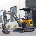 China Mini Excavator 1 Ton 1.8 Ton 2 Ton Compact Excavator Small Digger CE EPA Euro 5 Wholesale Prices with Bucket for Sale