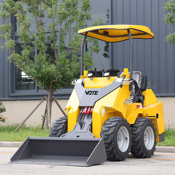 China Mini Skid Steer Loader Garden Small Multi-Function Loader Good Price Mini Skid Steer Loader Factory Price Wheel Loader Excavator Loader Front End Loader