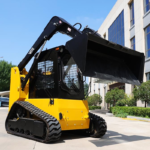 China Mini Wheel Skid Steer Loader 50HP Jc45 Minicargadora with Cheap Price for Sale