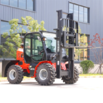 China Rear Articulated off-Road Forklift 4WD Diesel Rough Terrain Handling Truck
