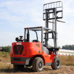 China Rough Terrain Forklift 4 Wheel Drive Articulated Small Forklift New Terrain Forklift