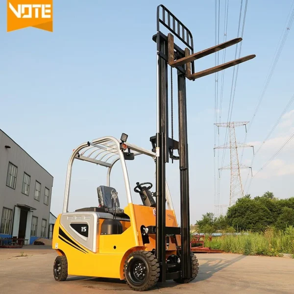 China Supplier 3m Electric Motor Forklift Rough Terrain Forklifts Loader Manufacturer for Factory