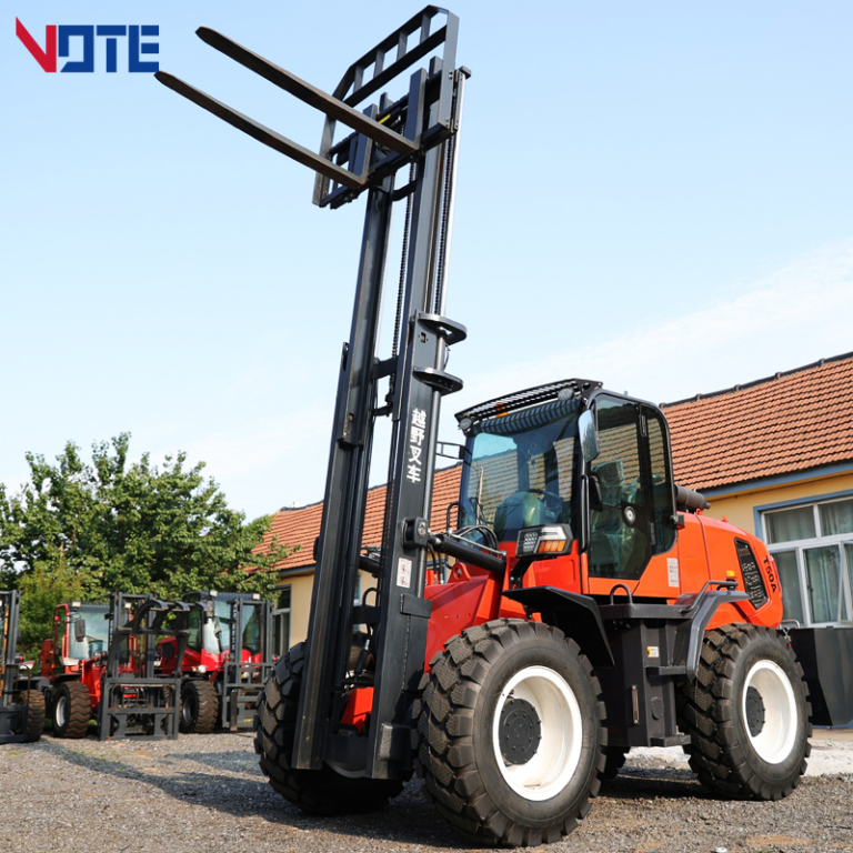 Chinese 3.5 Ton 4 Ton 5 Ton Forklift off Road 4WD 4X4 All Rough Terrain Forklift Diesel Forklift Truck for Sale