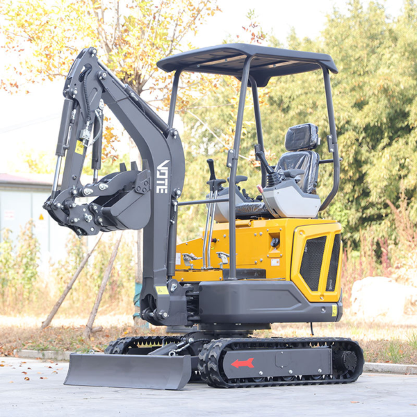 Chinese Factory Mini Excavator 1.6 Ton Multifunctional New Calwer Excavator with Thumb Bucket Engine Excavator Machine