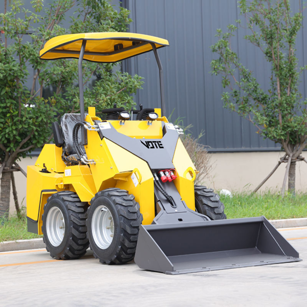 Chinese Manufacturer China Micro Skid Steer Loader with Bucket Attachment Hydraulic Small Mini Skid Steer Loader for Sale
