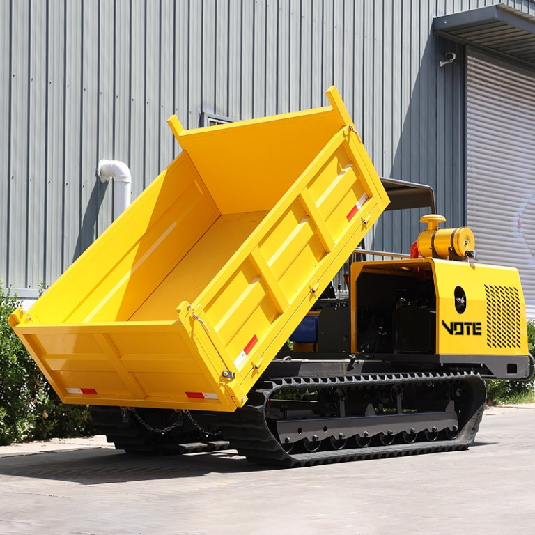 Chinese New Rubber Track CE EPA Skid Loader Mini Crawler Dump/Tracked Vehicle for Tracked Dumper Farm Garden