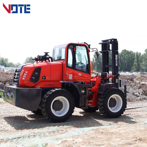 Chinese New Terrain Forklifts Manufacturer High Efficiency Outdoor Use off-Road Forklift Portable Rough Terrain Forklift Price
