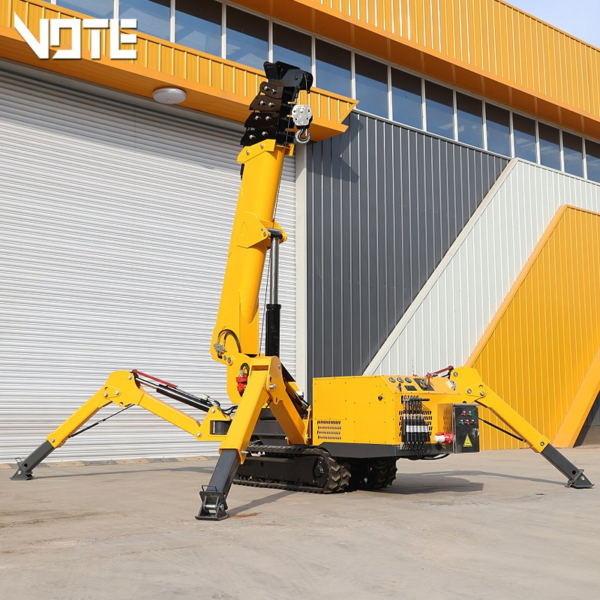 Construction Mini Hoist Remote Control Cranes Mini Spider Lifting 8 Ton Crawler Small Spider Crane Price