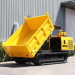 Crawler Self Loading Mini Dumper 4 X 4 Price Diesel Transporter Oil Palm Farm Mini Dumper Truck Crawler Carrier