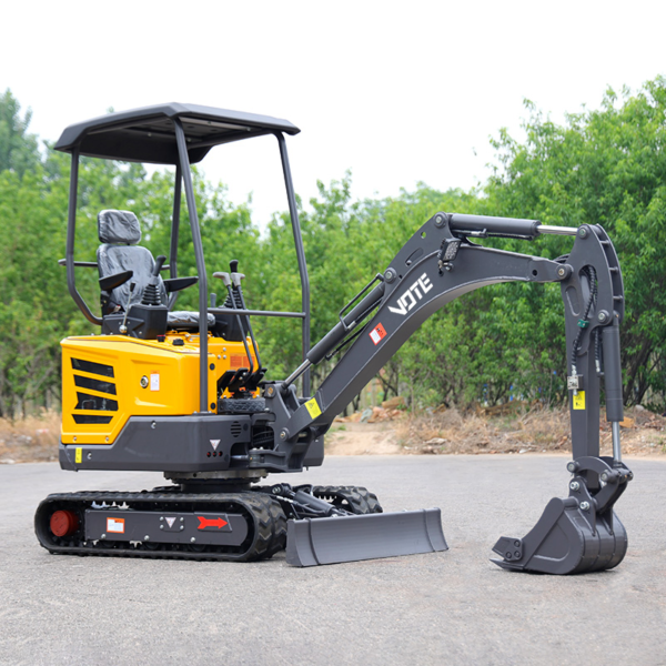 Customized High Quality Engine 2 Ton Hydraulic Mini Excavator Construction Machinery 1800kg Micro Excavation with Cabin