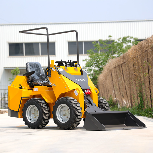 Customized Mini Skid Steer Loader with Mulcher Attachment Tracked Ride Mini Skid Steer Loader Fast Delivery From China Factory