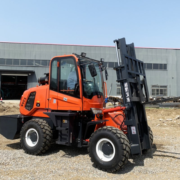 Dealers High Quality Internal Combustion Cross-Country Forklift New Diesel Forklift for Sale