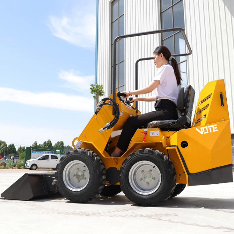 Diesel Electric Engine Wheel Backhoe Excavating Loader Mini Loader Shovel Skid Steer for Sales