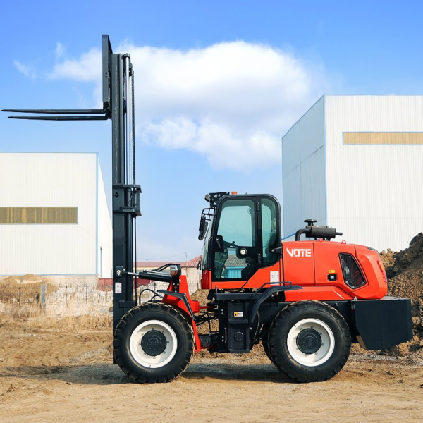 Diesel Forklift 2 Ton 3 Ton 3.5 Ton 4 Wheel Drive Reliable Engine Lifting up 3m-7m Heavy Duty Outdoor Forklift