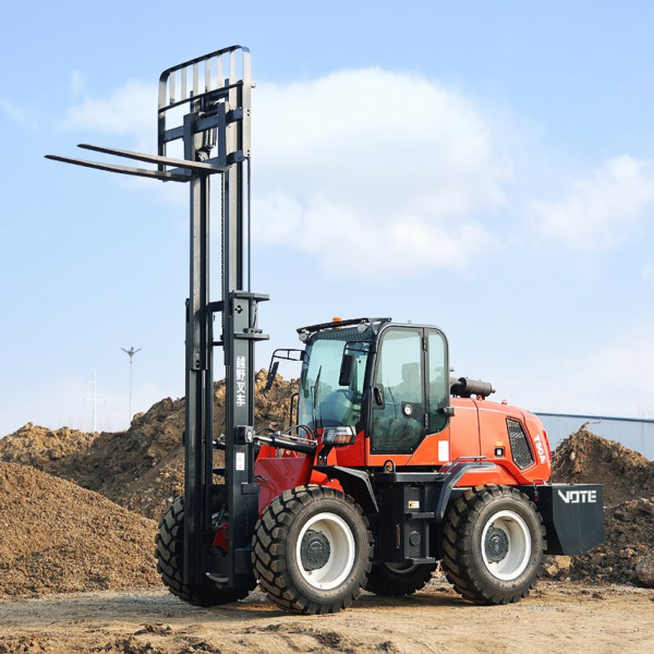 Diesel Forklift 5 Ton 3 Ton 7 Ton 4 Wheel Drive Reliable Engine Lifting up 3m-7m Heavy Duty Outdoor Forklift
