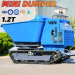 Dumper Truck 1.2t 2t 3t Tracked Dumper Farm Building Transport Equipment CE