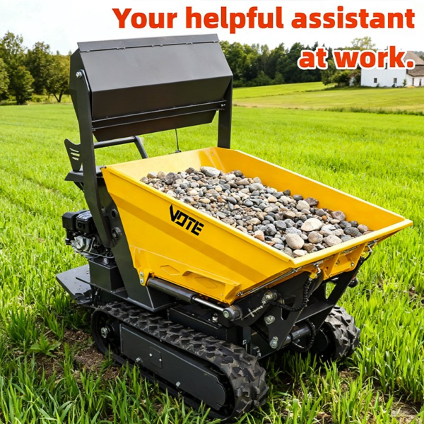 Dumper Truck Price Small Crawler Transporter Diesel Self Loading Mini Dumper 2 Ton Crawler Carrier for Sale