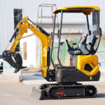 Earth-Moving Machinery Mini Excavator 1.5 Ton EPA Euro 5 Engine Crawler Digger 1 Ton 1.2 Ton Home Mini Excavator Machine