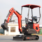 Earth-Moving Machinery Mini Excavator 1.5 Ton EPA Euro 5 Engine Crawler Digger 1 Ton 1.2 Ton Home Mini Excavator Machine