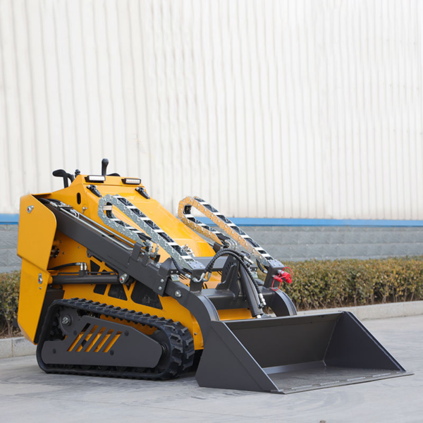 Earth-Moving Machinery Skid Steer Loader Recruit Agent Skid Steer Front End Loader High Efficiency Diesel Loader with Attachment