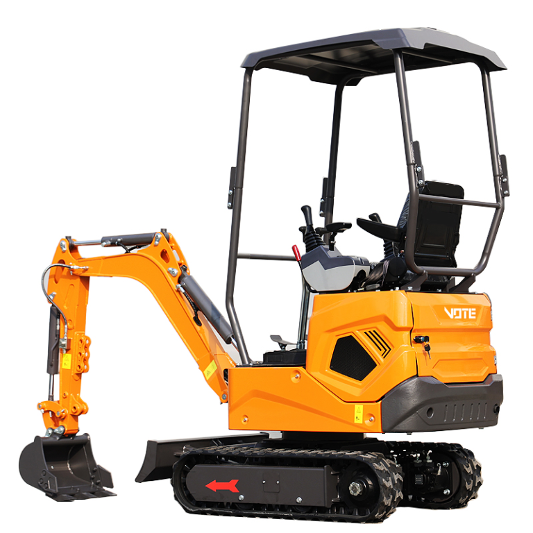 Earth Moving Machinery Small Digging Machine 1.2ton Micro Excavator Machine Mini Excavator with Arm Deflection