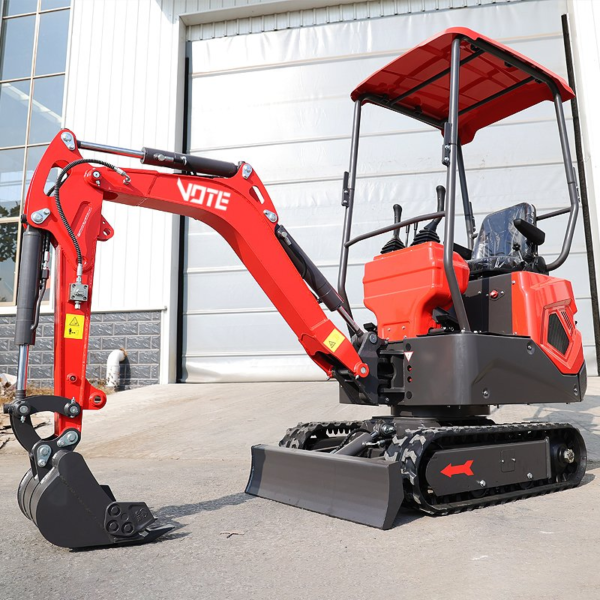 Earth Moving Machinery Small Digging Machine 1.2ton Micro Excavator Machine Mini Excavator with Arm Deflection