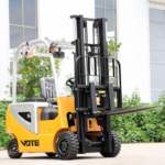 Electric Forklift 3 Ton Lift Truck Forklift Solid Tire Side Shifter Fork Positioner Triplex 6m Mast Container All-Terrain