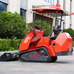 EPA Euro 5 Track Skid Steer Loader Farm Mini Skid Steer Loaders for Sale 900kg 24HP Mini Loader with Attachments Customized