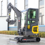 EPA/Euro Mini Excavator Household Agricultural Multifunctional Replaceable Engine Engineering 1 Ton 2 Ton Small Excavator