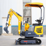 EPA/Euro Small Excavator Household Agricultural Multifunctional Replaceable Engine Engineering 1 Ton 2 Ton Small Excavator
