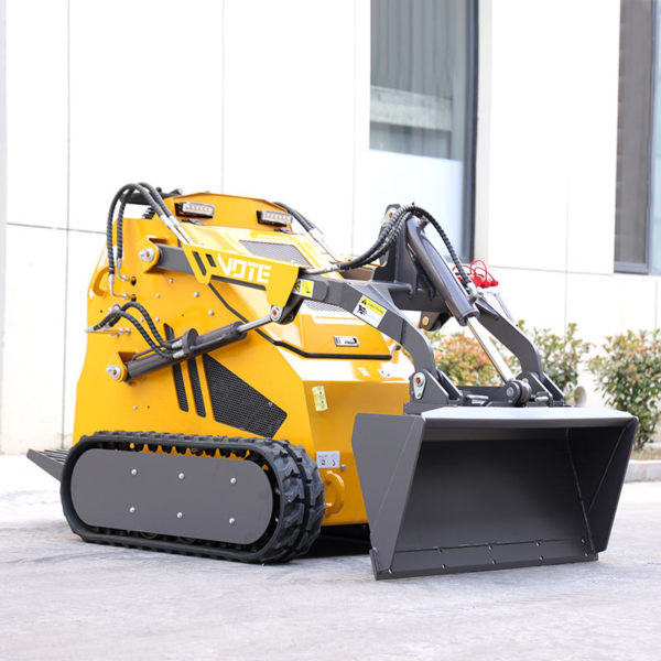 Euro 5 CE EPA Engine Manufacturer Small Mini Skid Steer Loader Rock Bucket