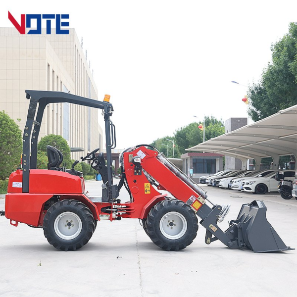 Euro 5 CE EPA Small Loader China Manufacturer Small Skid Steer Loader 800kg 1 Ton 2 Ton Mini Wheel Loader for Sale