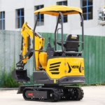 Euro5 EPA Standard 1 Ton Mini Excavator Hot Sale Hydraulic Compact Digger Small Bagger China Mini Excavators Manufacturer