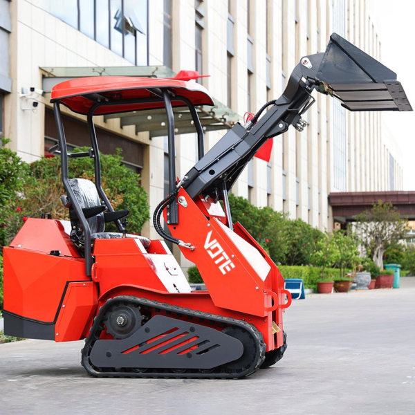 Europe Agriculture Mini Loader with Attachments Skid Steer Loader 900kg Farm Mini Skid Steer Loader EPA Price Customized