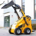 Factory Brand Cheapest New Mini Skid Steer Loader Machine Mini Front Loaders Diesel Small Mini Wheel Loader 500kg