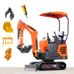 Factory Customization Direct Sales Cheap Price Mini Excavator 1800kg Small Digger Crawler Excavator 2ton 1.8ton for Sale